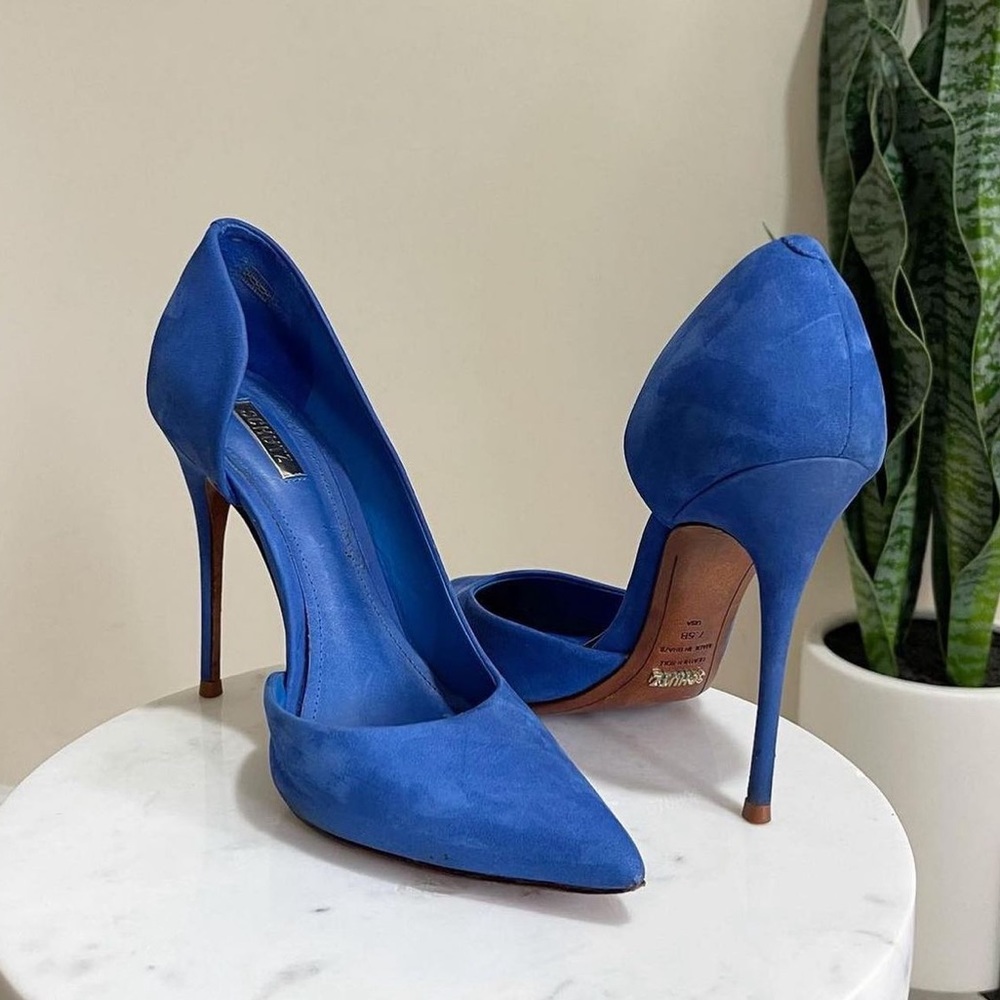 Schutz suede heels